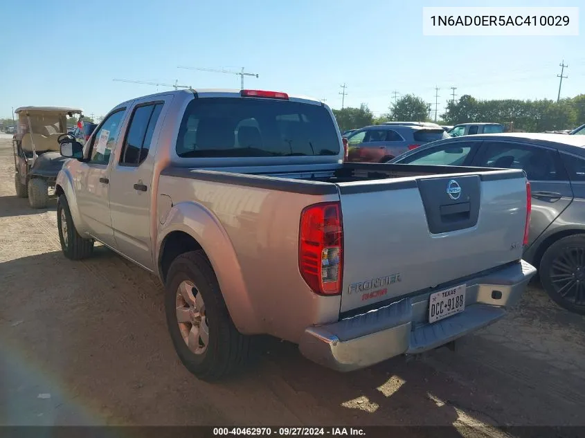 2010 Nissan Frontier Se VIN: 1N6AD0ER5AC410029 Lot: 40462970