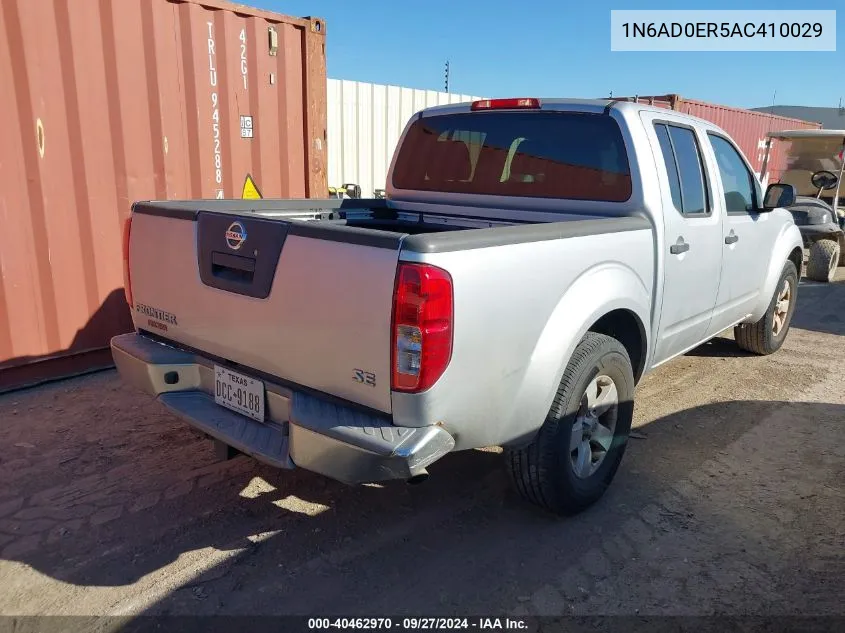 2010 Nissan Frontier Se VIN: 1N6AD0ER5AC410029 Lot: 40462970