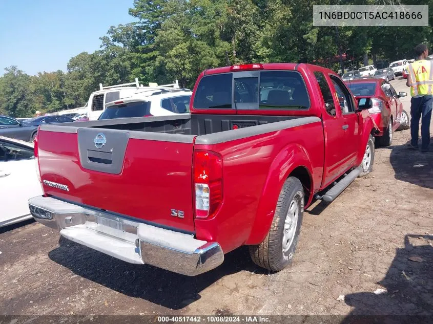 1N6BD0CT5AC418666 2010 Nissan Frontier Se-I4