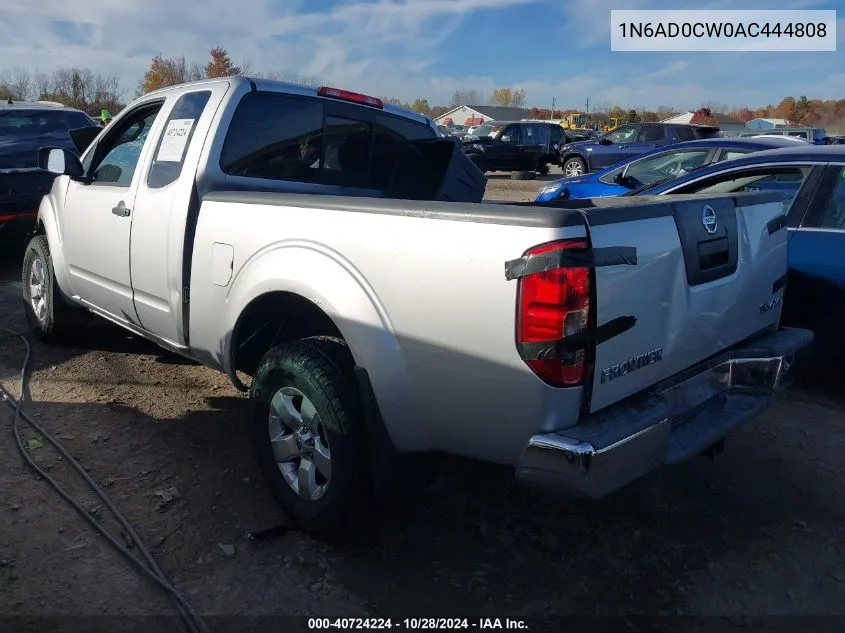 2010 Nissan Frontier Se VIN: 1N6AD0CW0AC444808 Lot: 40724224