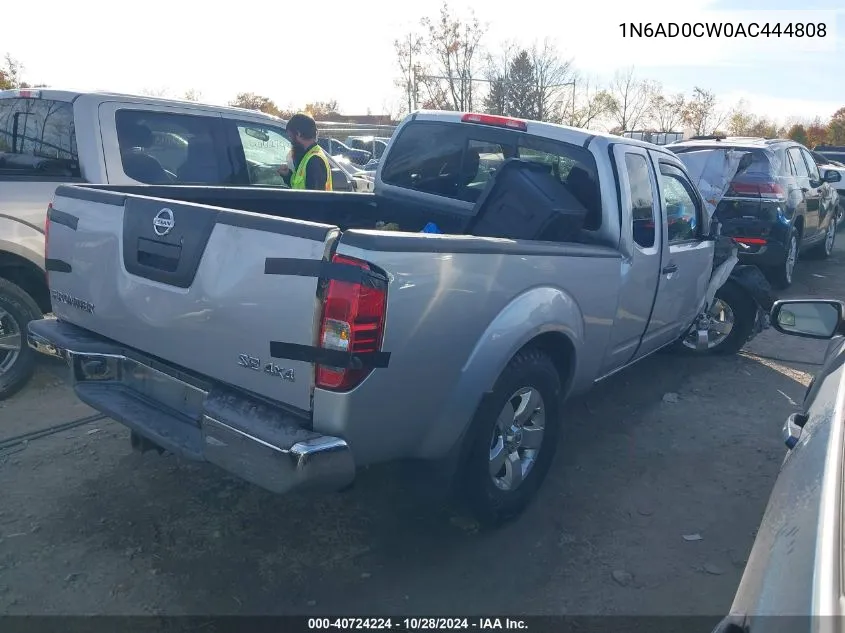 2010 Nissan Frontier Se VIN: 1N6AD0CW0AC444808 Lot: 40724224