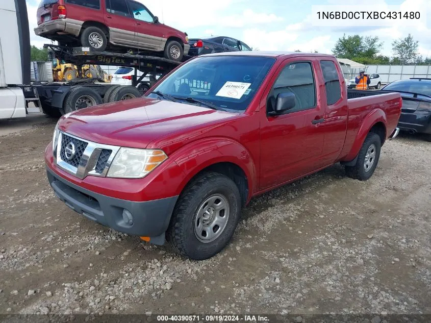 2011 Nissan Frontier S VIN: 1N6BD0CTXBC431480 Lot: 40390571