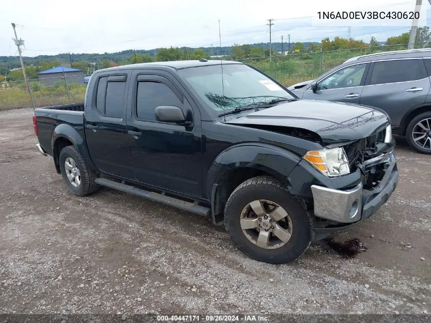 2011 Nissan Frontier Sv VIN: 1N6AD0EV3BC430620 Lot: 40447171