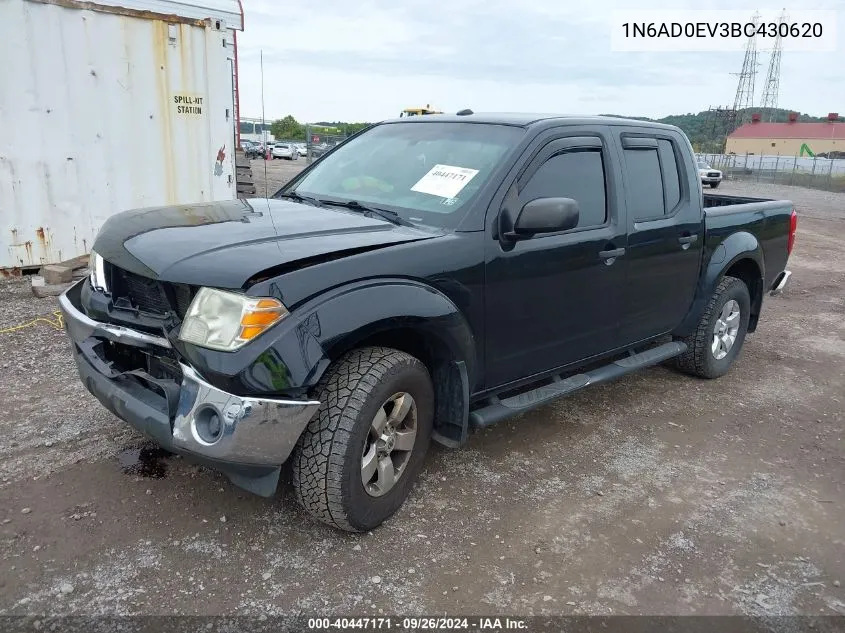 2011 Nissan Frontier Sv VIN: 1N6AD0EV3BC430620 Lot: 40447171