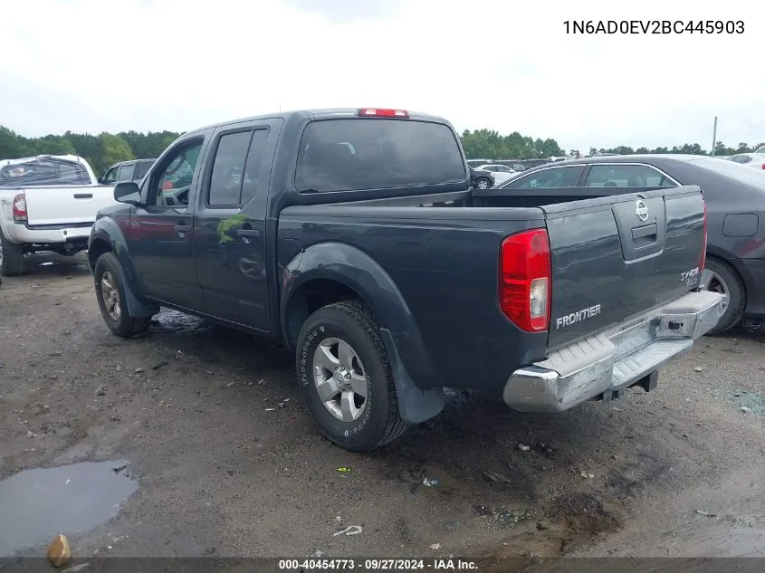 2011 Nissan Frontier Sv VIN: 1N6AD0EV2BC445903 Lot: 40454773