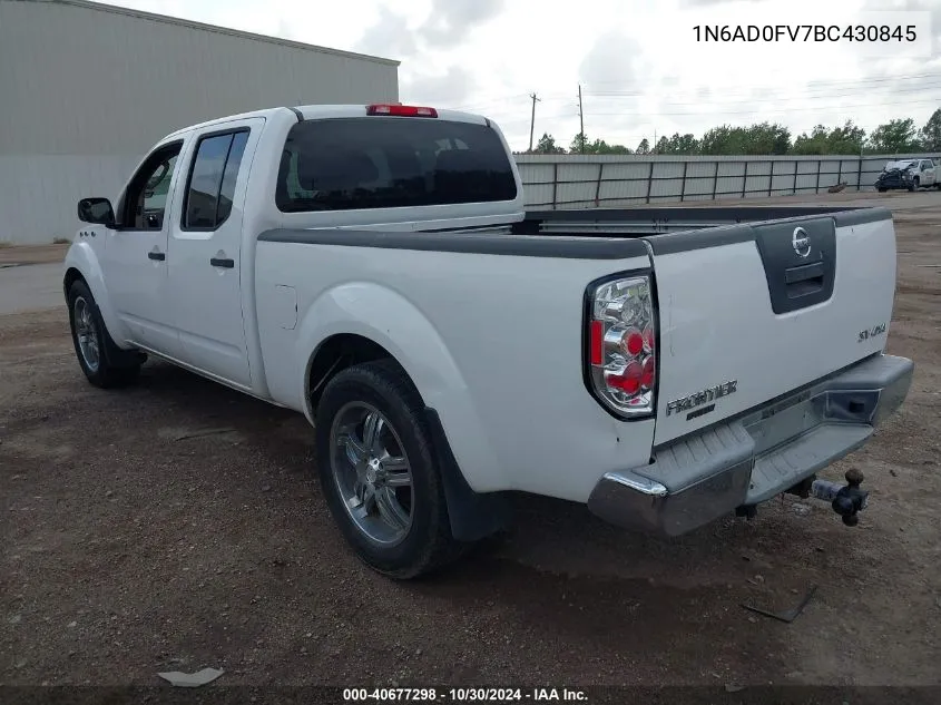 1N6AD0FV7BC430845 2011 Nissan Frontier Sv