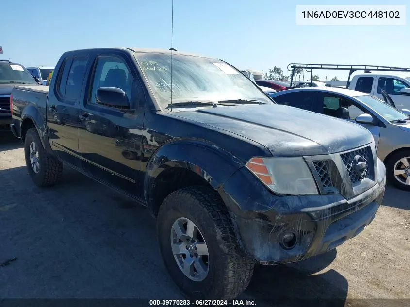 2012 Nissan Frontier Pro-4X VIN: 1N6AD0EV3CC448102 Lot: 39770283