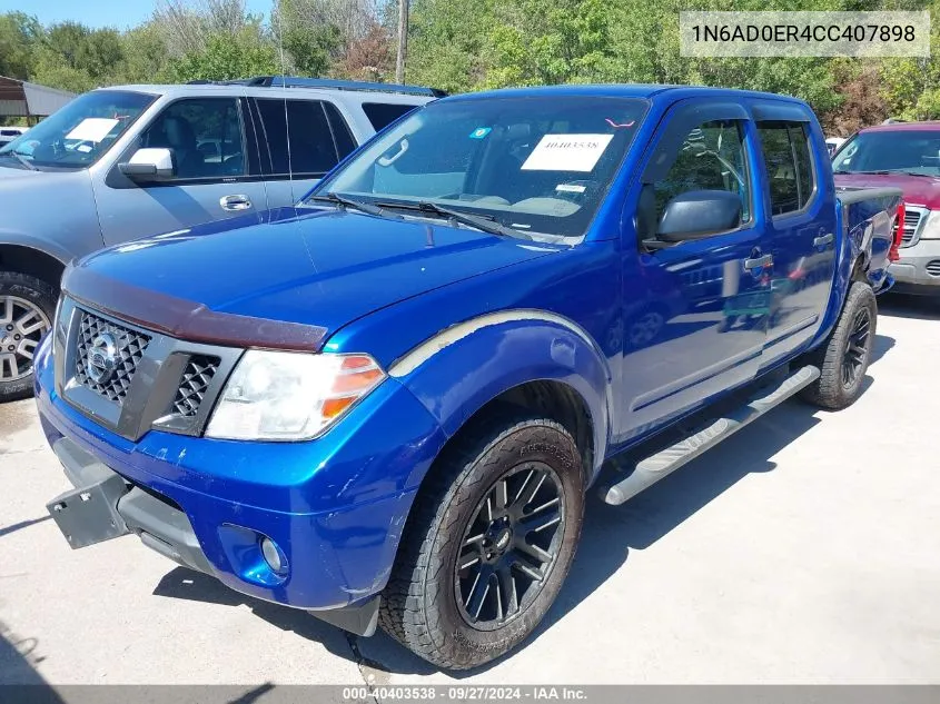 1N6AD0ER4CC407898 2012 Nissan Frontier Sv