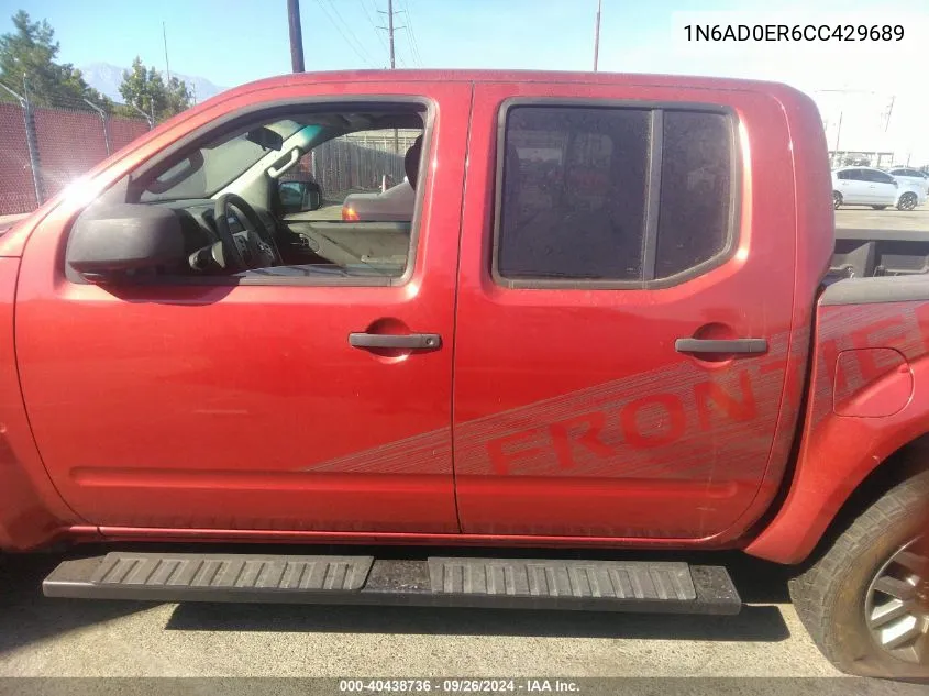 1N6AD0ER6CC429689 2012 Nissan Frontier Sv