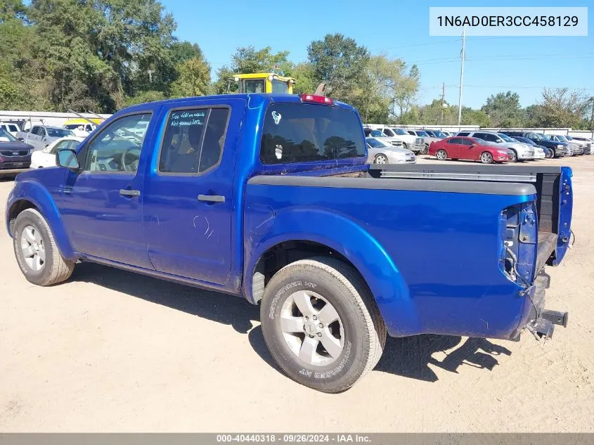 1N6AD0ER3CC458129 2012 Nissan Frontier Sv