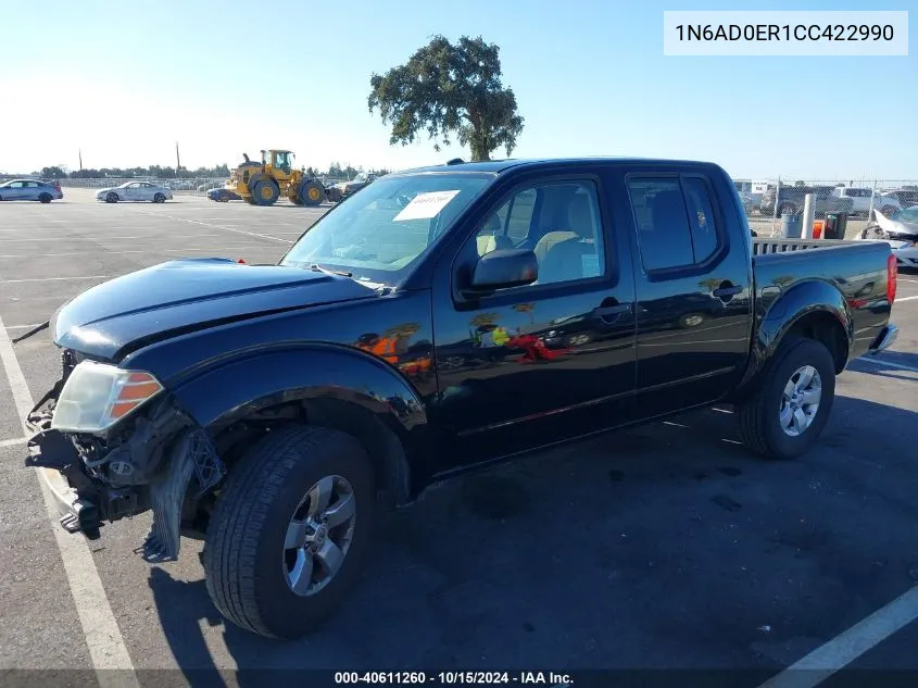 1N6AD0ER1CC422990 2012 Nissan Frontier Sv