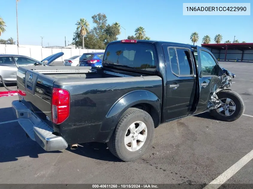 1N6AD0ER1CC422990 2012 Nissan Frontier Sv