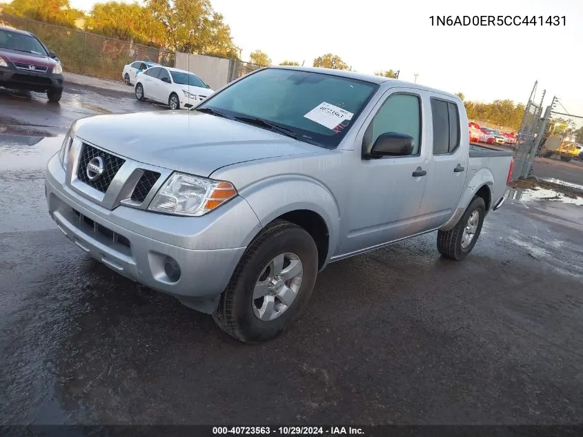 2012 Nissan Frontier Sv VIN: 1N6AD0ER5CC441431 Lot: 40723563