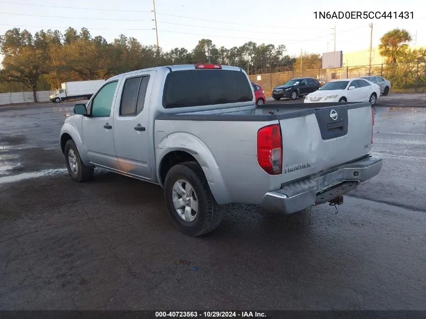 2012 Nissan Frontier Sv VIN: 1N6AD0ER5CC441431 Lot: 40723563