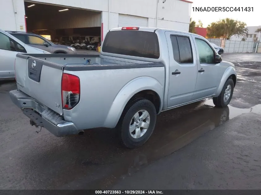 2012 Nissan Frontier Sv VIN: 1N6AD0ER5CC441431 Lot: 40723563