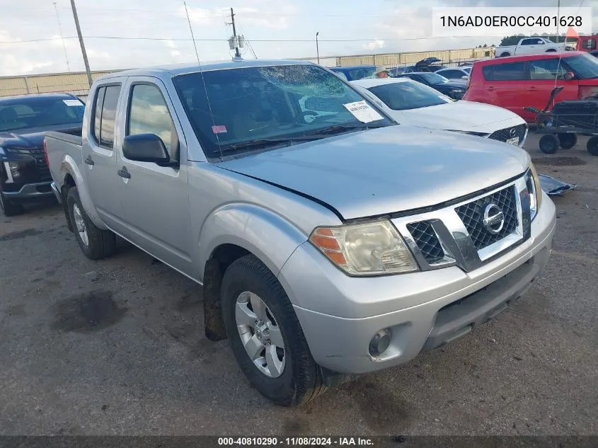 2012 Nissan Frontier Sv VIN: 1N6AD0ER0CC401628 Lot: 40810290