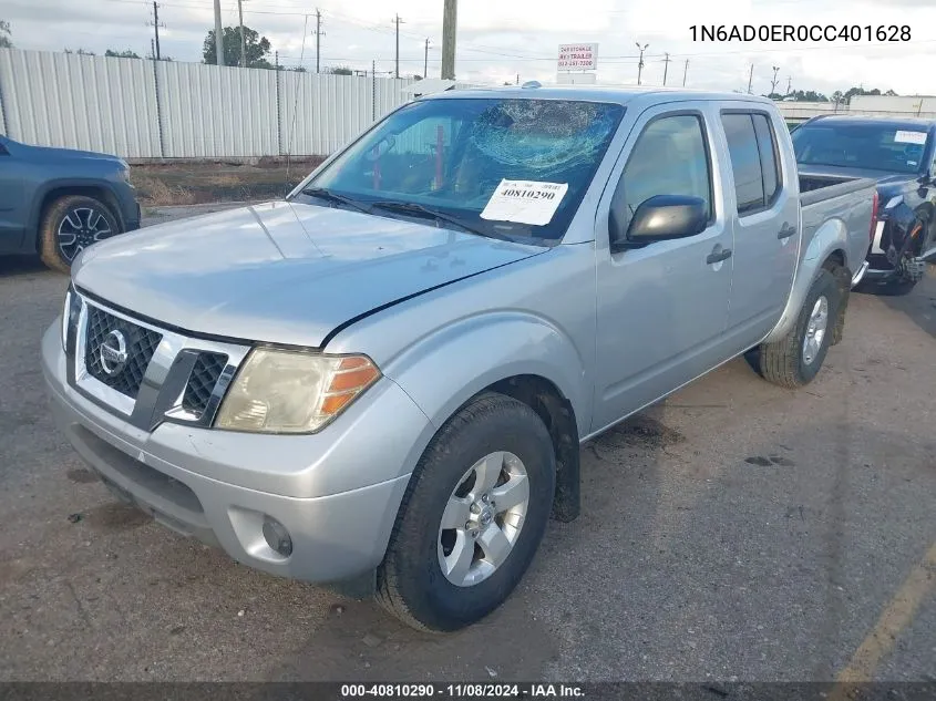 2012 Nissan Frontier Sv VIN: 1N6AD0ER0CC401628 Lot: 40810290