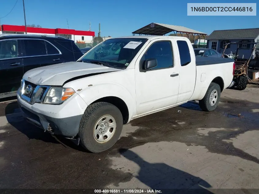 2012 Nissan Frontier S VIN: 1N6BD0CT2CC446816 Lot: 40816581