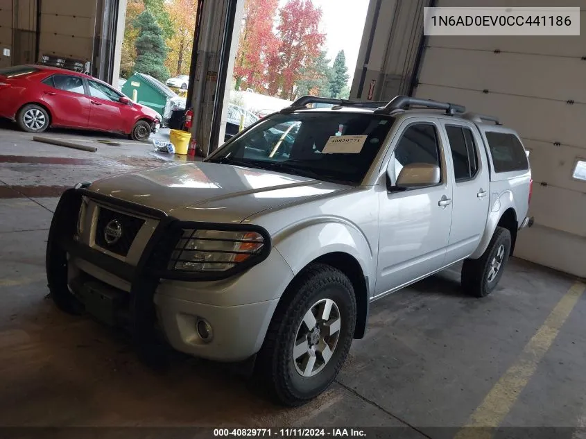 2012 Nissan Frontier Pro-4X VIN: 1N6AD0EV0CC441186 Lot: 40829771