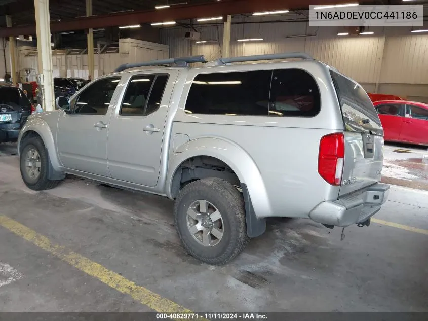 2012 Nissan Frontier Pro-4X VIN: 1N6AD0EV0CC441186 Lot: 40829771