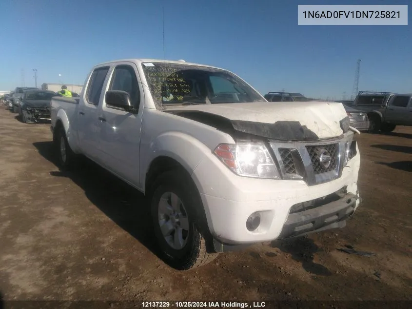 2013 Nissan Frontier VIN: 1N6AD0FV1DN725821 Lot: 12137229