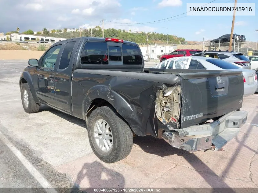 2013 Nissan Frontier Sv VIN: 1N6AD0CU8DN745916 Lot: 40667123