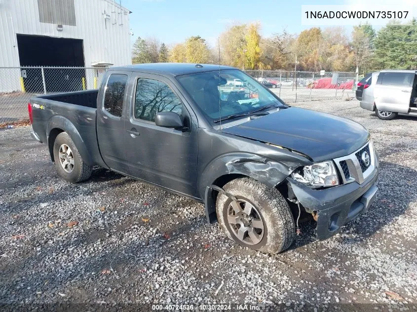 2013 Nissan Frontier Pro-4X VIN: 1N6AD0CW0DN735107 Lot: 40724536