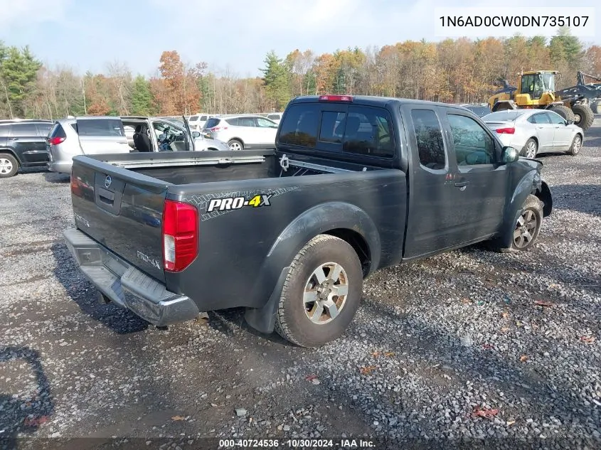 2013 Nissan Frontier Pro-4X VIN: 1N6AD0CW0DN735107 Lot: 40724536