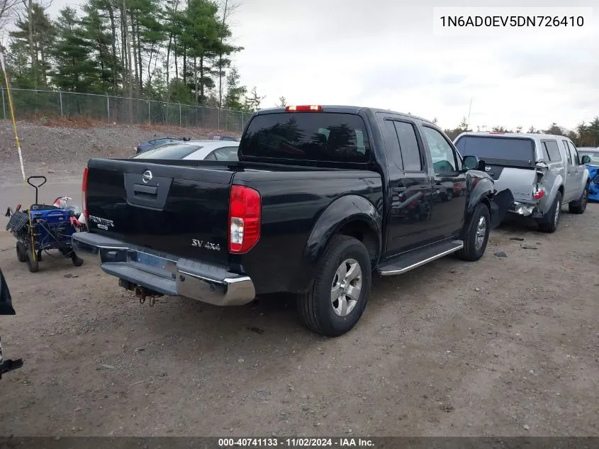 2013 Nissan Frontier Sv VIN: 1N6AD0EV5DN726410 Lot: 40741133