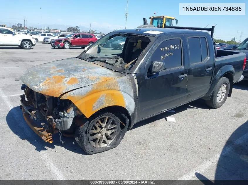 2014 Nissan Frontier Sv VIN: 1N6AD0ER0EN734886 Lot: 39358907