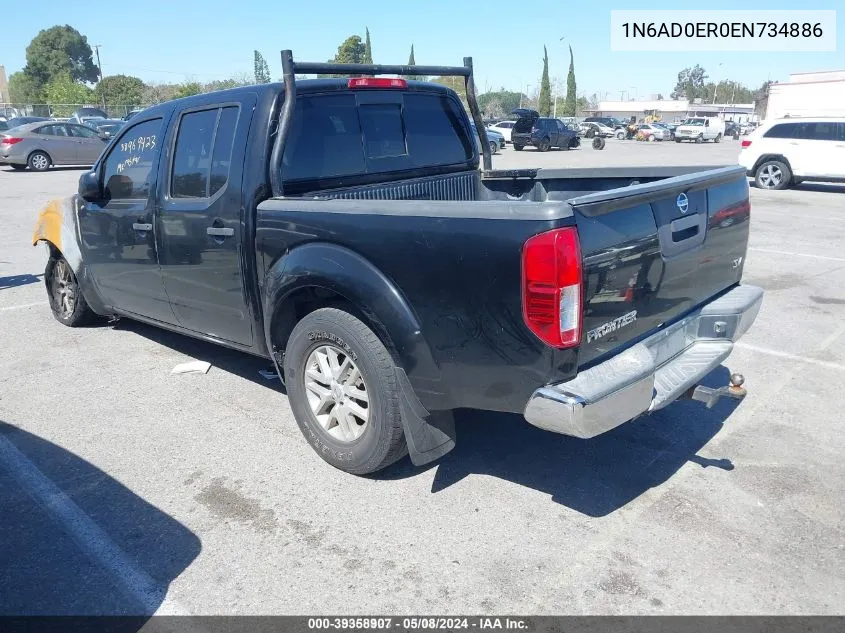 2014 Nissan Frontier Sv VIN: 1N6AD0ER0EN734886 Lot: 39358907