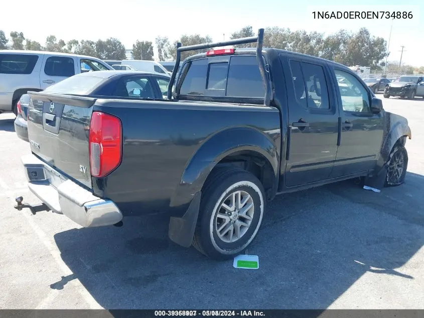 1N6AD0ER0EN734886 2014 Nissan Frontier Sv