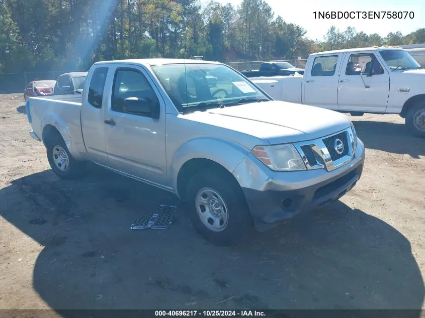 2014 Nissan Frontier S VIN: 1N6BD0CT3EN758070 Lot: 40696217