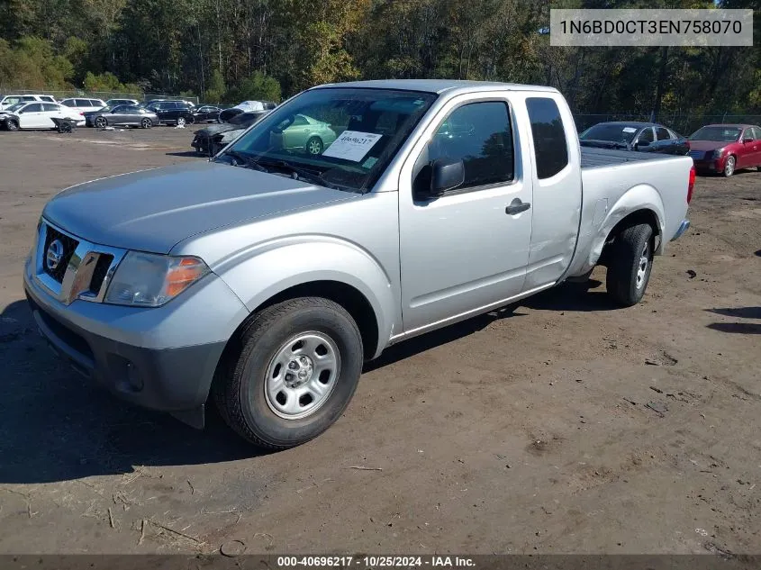 2014 Nissan Frontier S VIN: 1N6BD0CT3EN758070 Lot: 40696217