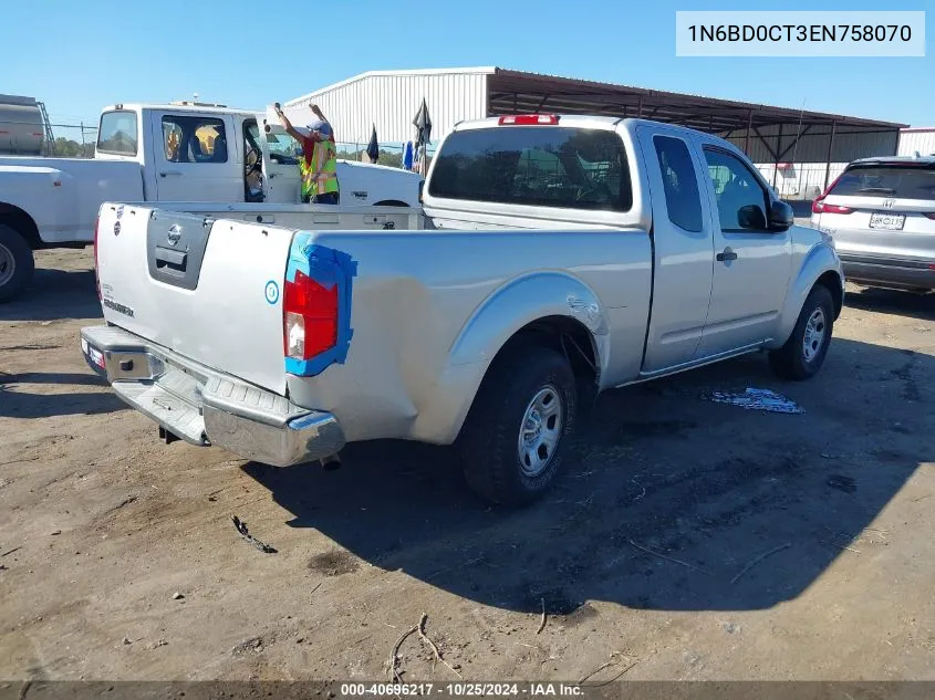 2014 Nissan Frontier S VIN: 1N6BD0CT3EN758070 Lot: 40696217