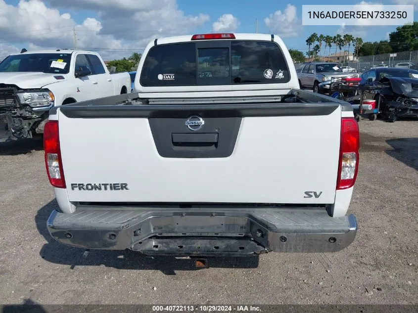 2014 Nissan Frontier Sv VIN: 1N6AD0ER5EN733250 Lot: 40722113