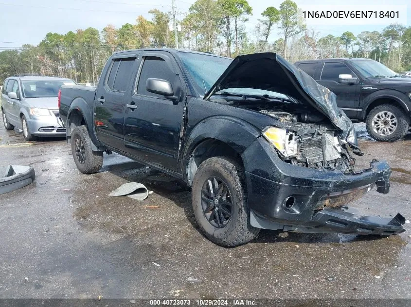 2014 Nissan Frontier Sv VIN: 1N6AD0EV6EN718401 Lot: 40723073