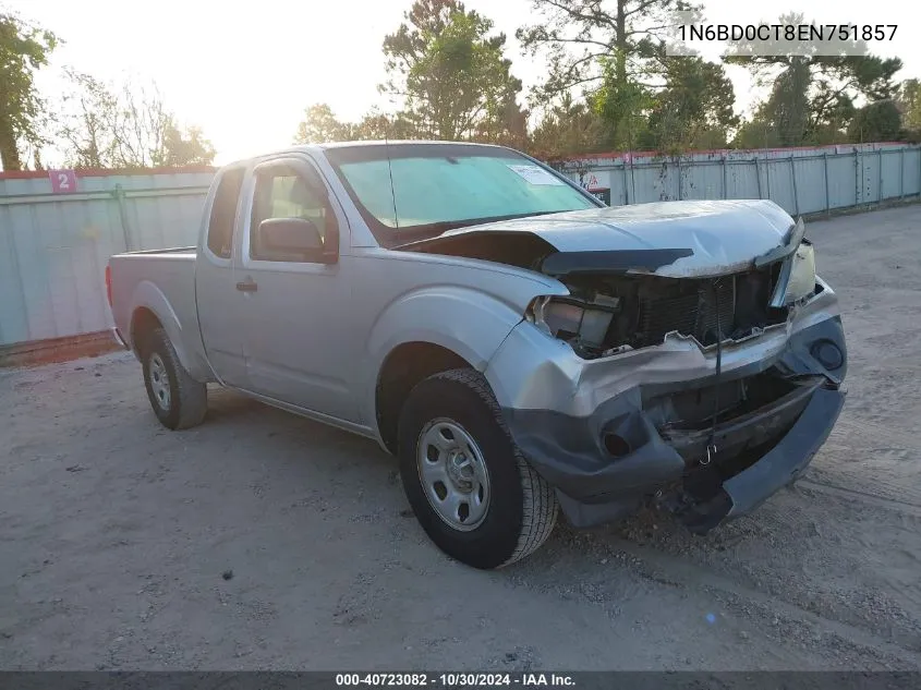 2014 Nissan Frontier S VIN: 1N6BD0CT8EN751857 Lot: 40723082