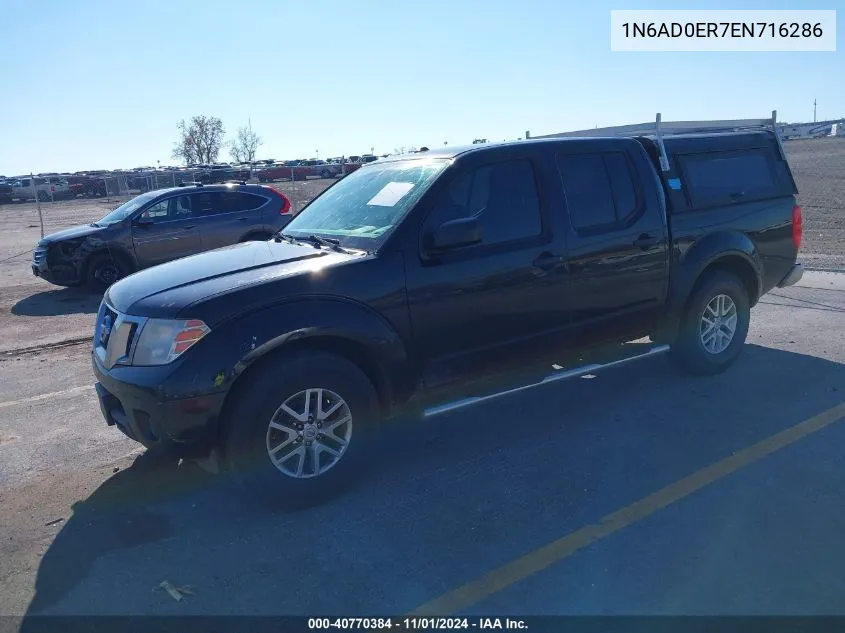 2014 Nissan Frontier Sv VIN: 1N6AD0ER7EN716286 Lot: 40770384