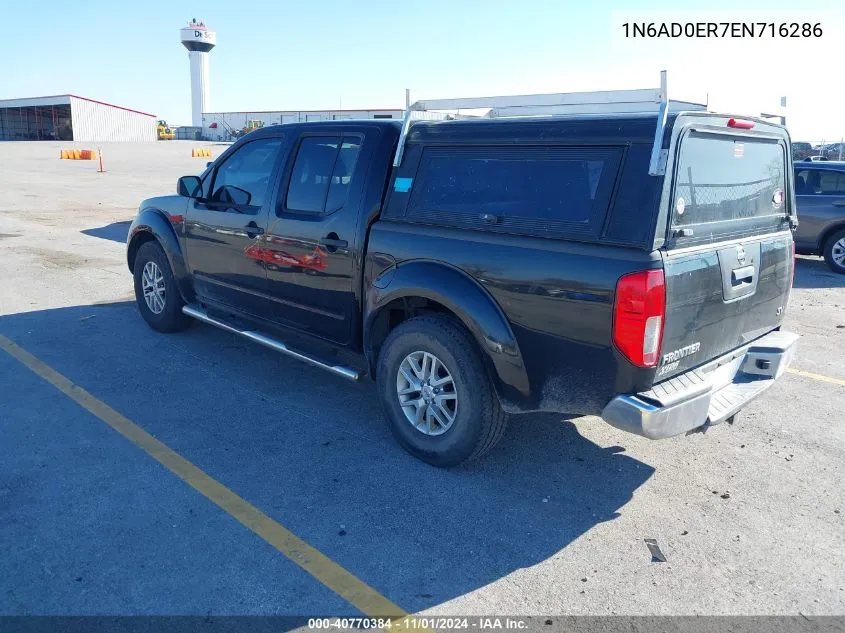 2014 Nissan Frontier Sv VIN: 1N6AD0ER7EN716286 Lot: 40770384