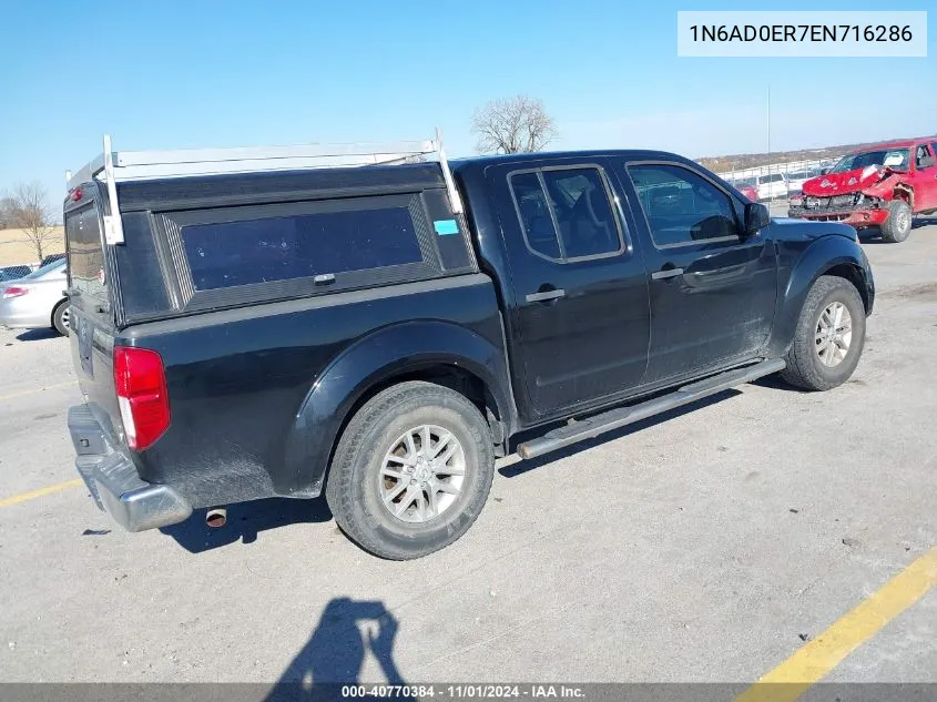 2014 Nissan Frontier Sv VIN: 1N6AD0ER7EN716286 Lot: 40770384