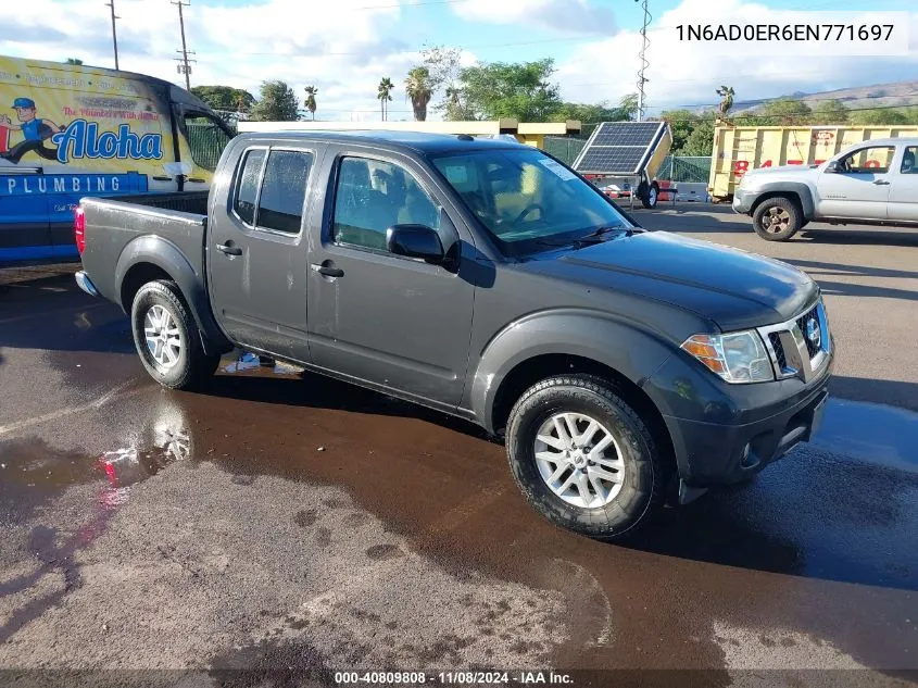 2014 Nissan Frontier Sv VIN: 1N6AD0ER6EN771697 Lot: 40809808