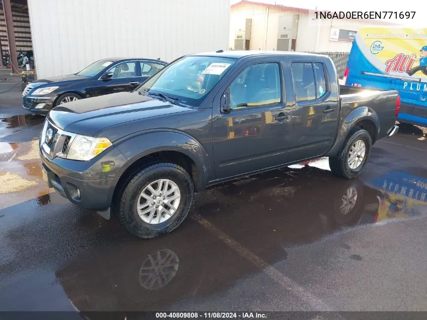 2014 Nissan Frontier Sv VIN: 1N6AD0ER6EN771697 Lot: 40809808