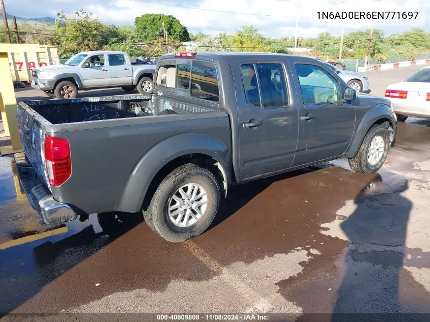 2014 Nissan Frontier Sv VIN: 1N6AD0ER6EN771697 Lot: 40809808