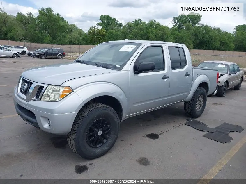 2015 Nissan Frontier Sv VIN: 1N6AD0EV8FN701763 Lot: 39473807