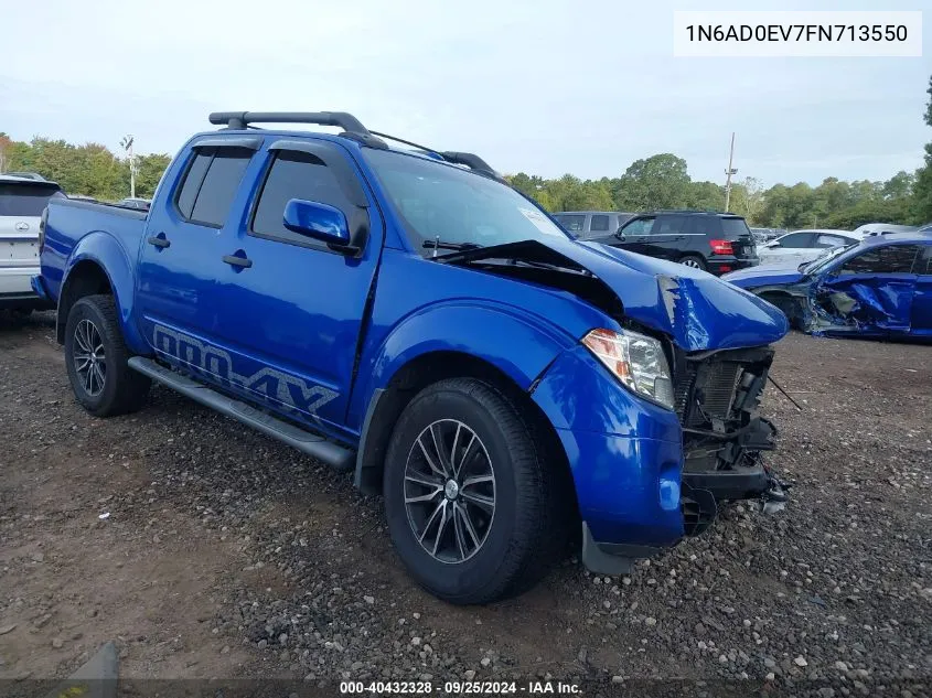 2015 Nissan Frontier Pro-4X VIN: 1N6AD0EV7FN713550 Lot: 40432328