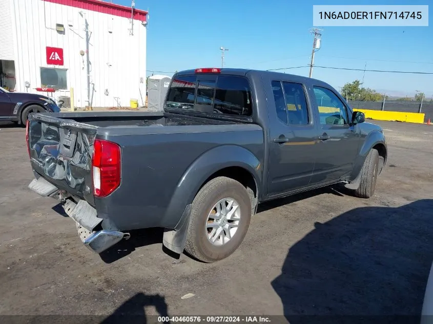 2015 Nissan Frontier Sv VIN: 1N6AD0ER1FN714745 Lot: 40460576