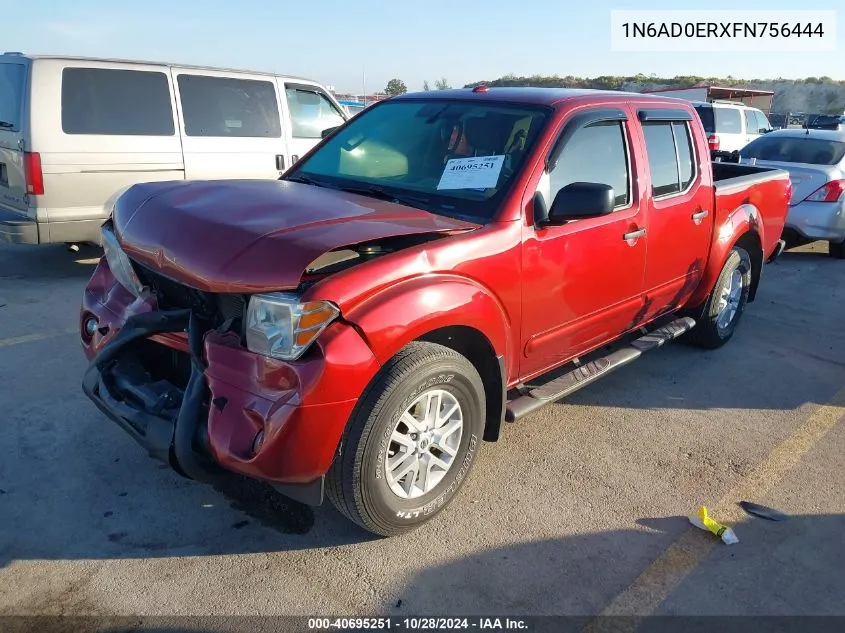 2015 Nissan Frontier S/Sv/Sl/Pro-4X VIN: 1N6AD0ERXFN756444 Lot: 40695251