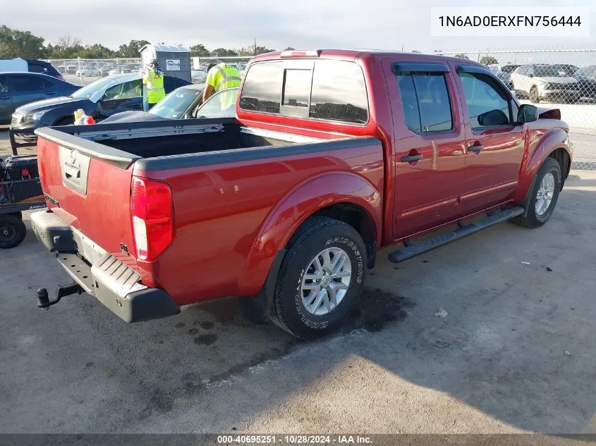 2015 Nissan Frontier S/Sv/Sl/Pro-4X VIN: 1N6AD0ERXFN756444 Lot: 40695251