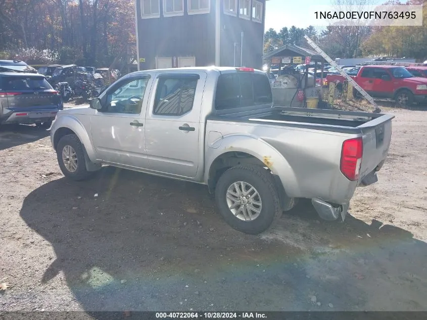 2015 Nissan Frontier Sv VIN: 1N6AD0EV0FN763495 Lot: 40722064